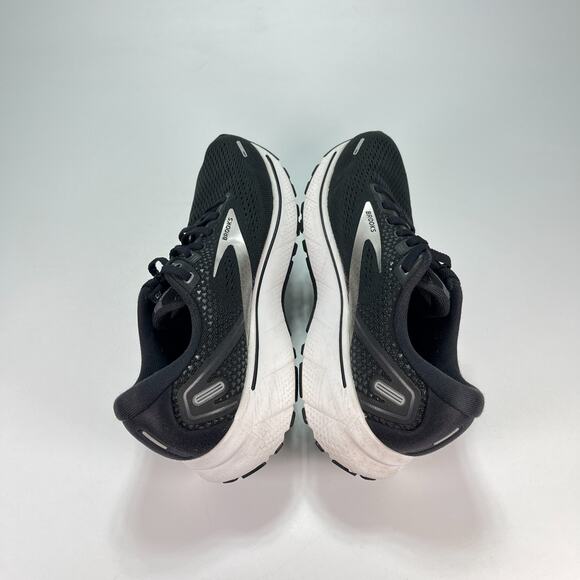 Brooks Ghost 14 Black White Athletic Running Shoes 1203561B057 Women's Size 9.5 - Picture 7 of 11